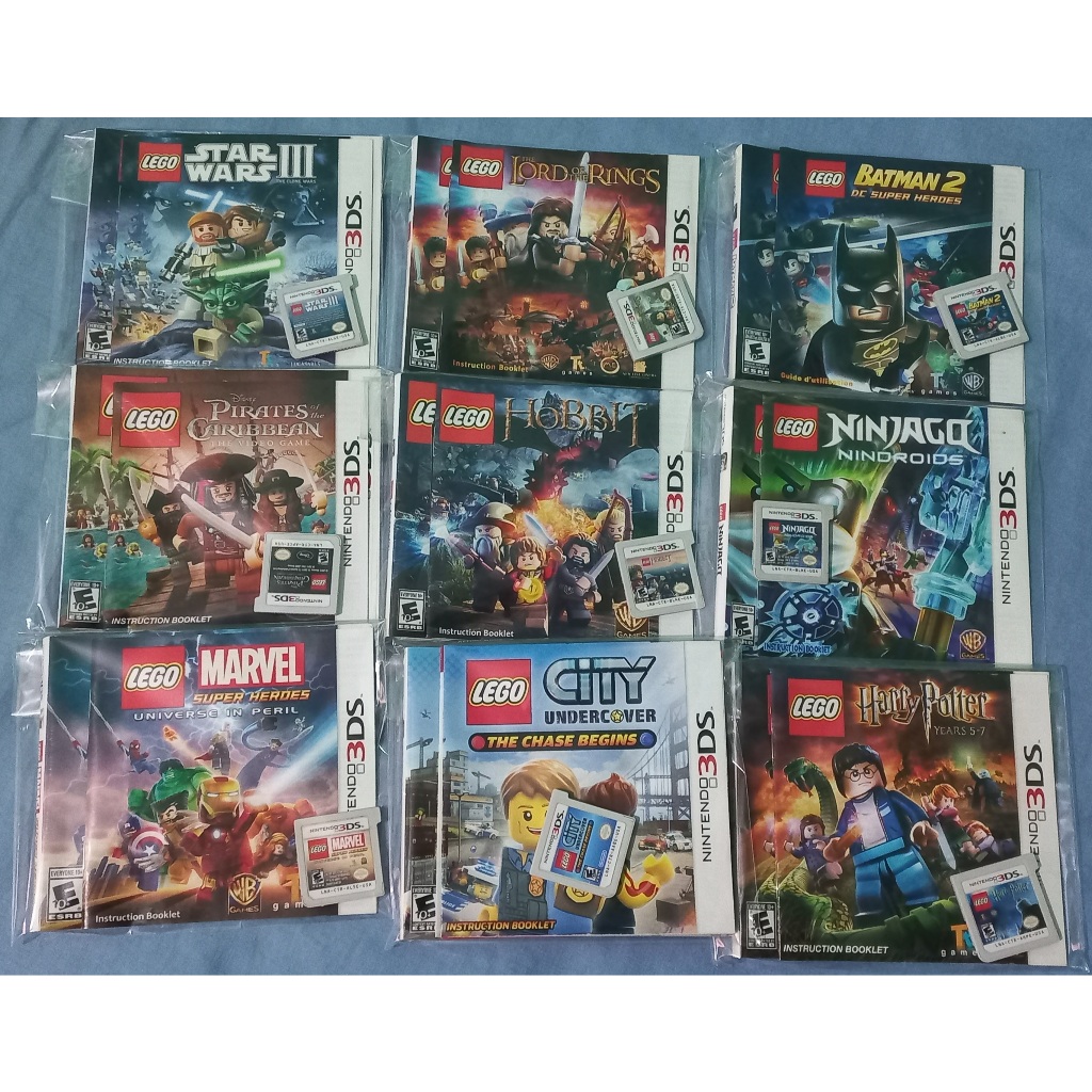 JOGO LEGO PARA NINTENDO 3DS LEGO BATMAN LEGO PIRATAS DO CARIBE LEGO JURASSIC PARK LEGO LORD OF THE RINGS – foto na Shopee Brasil