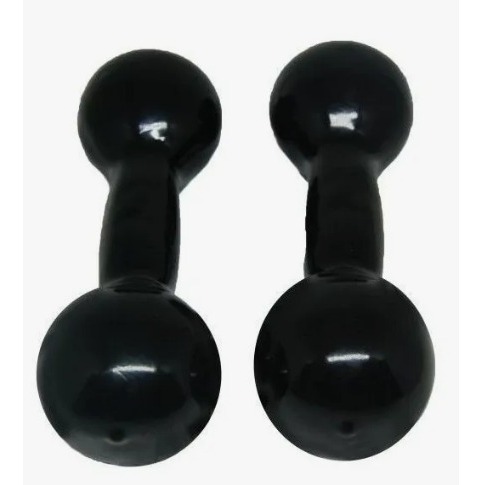 Par de Halter Bola Emborrachado 3Kg – Peso para Academia, Treino em Casa e Musculação – foto na Shopee Brasil