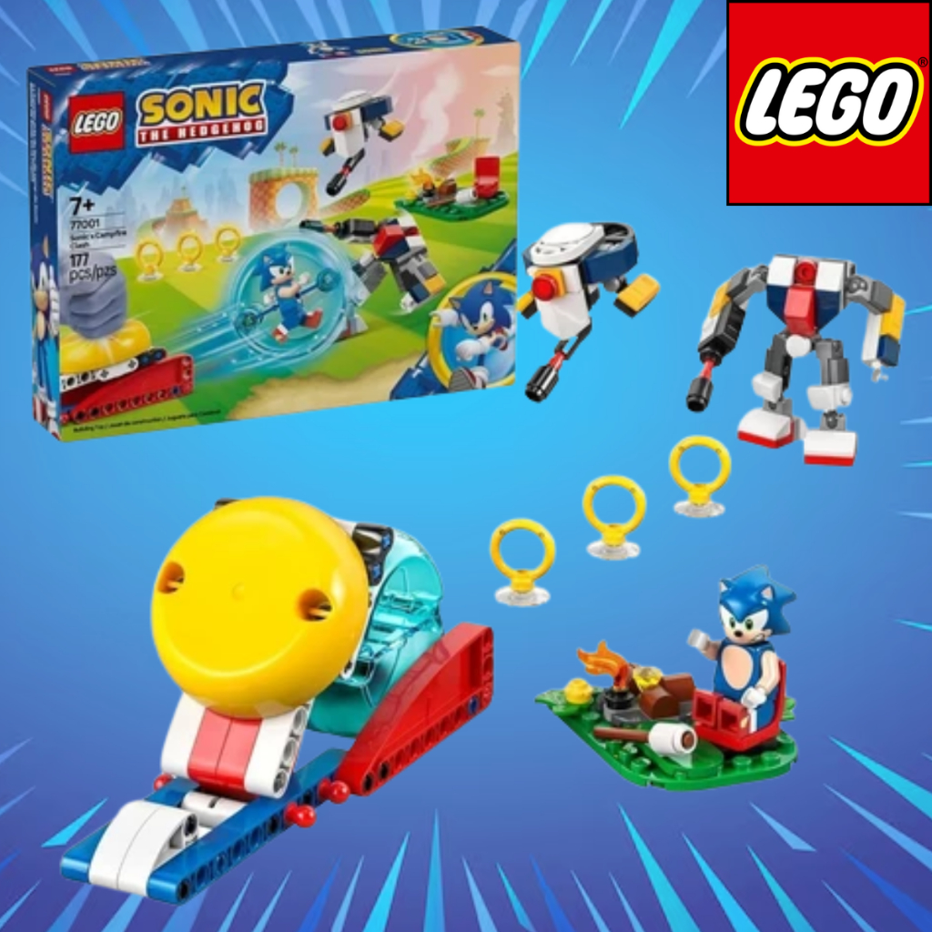 Lego Sonic The Hedgehog Batalha Na Fogueira Do Sonic - 77001 Lego Sonic Original – foto na Shopee Brasil