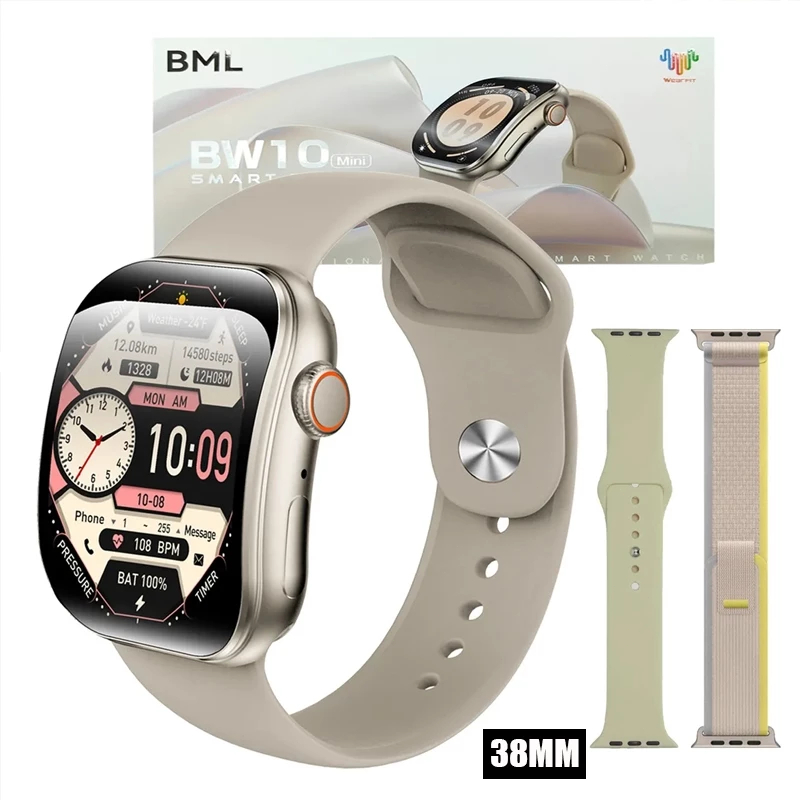 Nova Smartwatch BW10 MINI 38mmSérie 10 Relógio Inteligente Esportivo À Prova D'água NFC GPS Bluetooth CALL Smartwatch – foto na Shopee Brasil