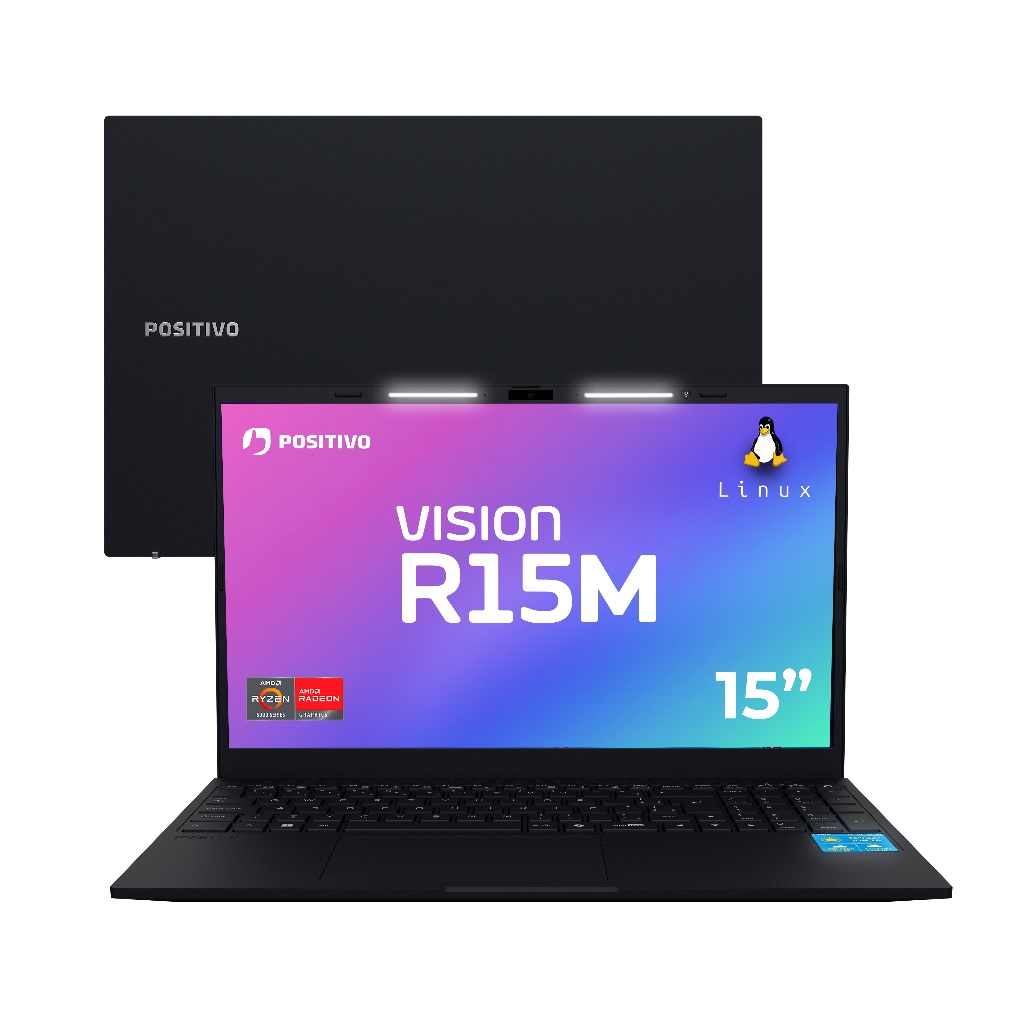 Notebook Vision R15M Ryzen 7-5825U Linux 32GB RAM 512GB SSD Wi-Fi 6 IPS - Positivo AMD – foto na Shopee Brasil