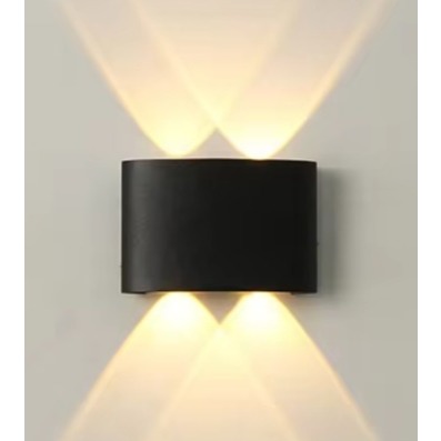 Arandela Luminaria Meia Lua Externa Interna 4 leds 6 Leds 8 leds 10 leds Branco Quente – foto na Shopee Brasil