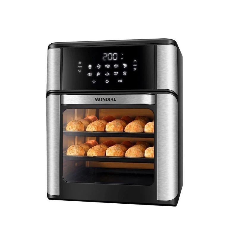 Air Fryer Forno  / Fritadeira Elétrica / Air Fryer Mondial /Fritadeira Air Fryer Forno Oven 12L Digital Mondial – foto na Shopee Brasil