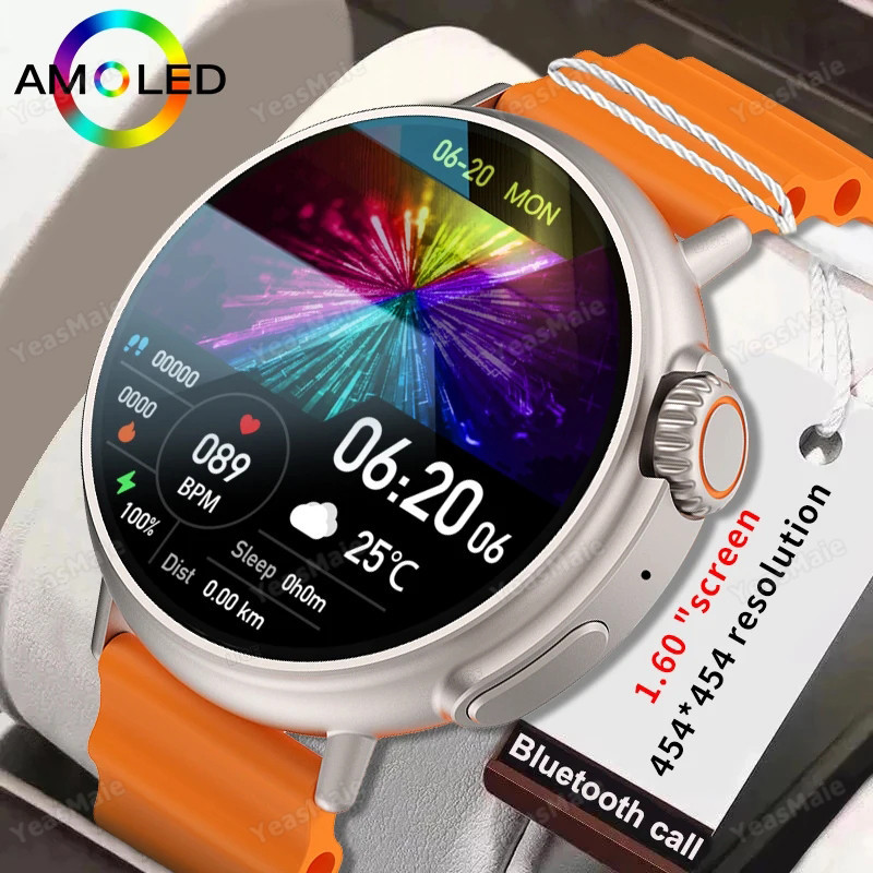 2024 Novo relógio inteligente Série Ultra Mulheres Chamadas Bluetooth Carregamento sem fio Pulseira de fitness AMOLED Smartwatch Masculino IP68 à prova d'água Samsung Smartwatch PK Huawei Smart Watch – foto na Shopee Brasil