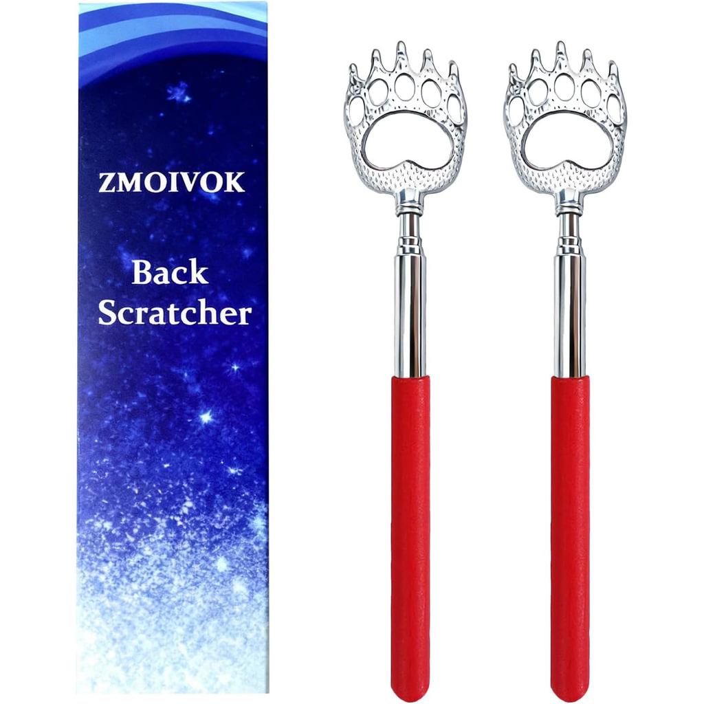 2 Peças de Arranhador de Costas Extensível, Arranhadores de Costas de Metal com Garras de Urso, Arranhador de Costas par – foto na Shopee Brasil