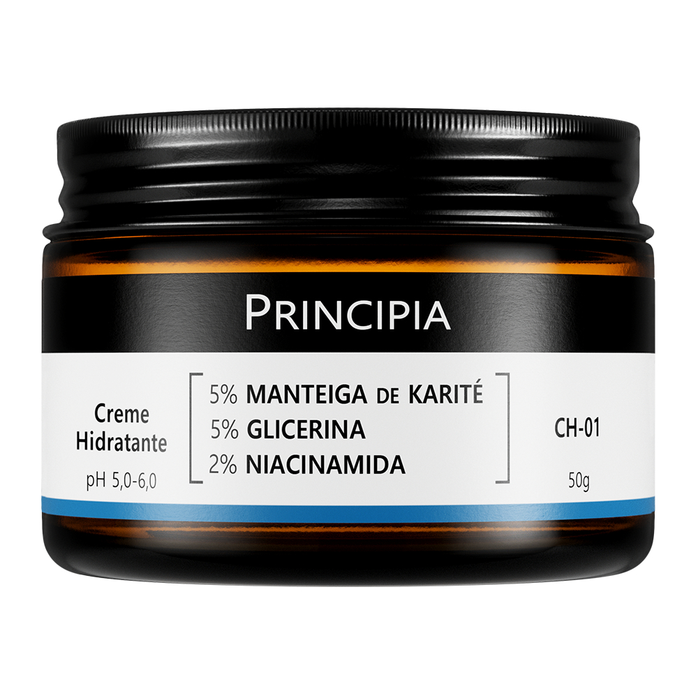 Creme Hidratante Facial 5% Manteiga de Karité + 5% Glicerina + 2% Niacinamida CH-01Principia - 50g – foto na Shopee Brasil