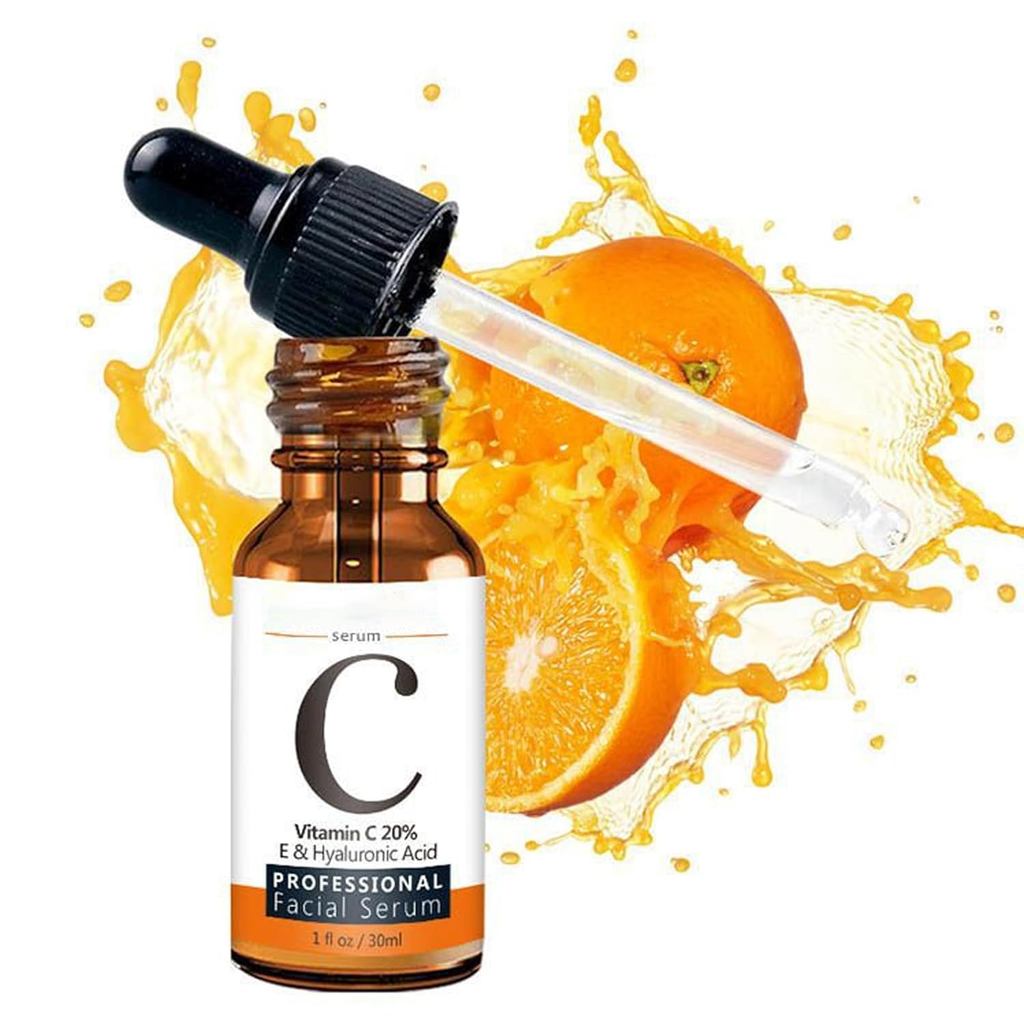 Sérum Facial de Vitamina C, Sérum de Vitamina C para o Rosto, Sérum de Vitamina C 100% Pura para Hidratação Facial, Firm – foto na Shopee Brasil