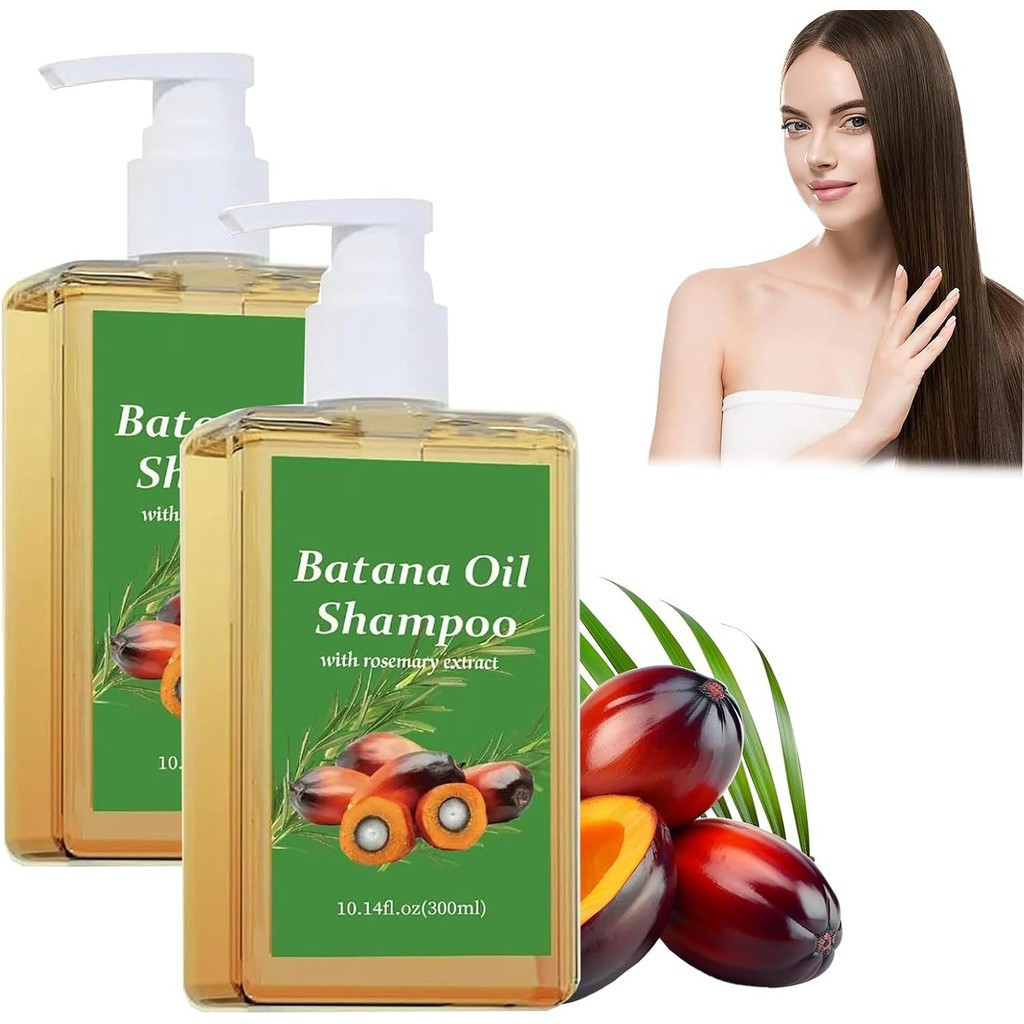 Shampoo de Óleo de Batana 300ml, Shampoo de Alecrim, Shampoo de Batana para Queda de Cabelo, Shampoo Natural para Queda  – foto na Shopee Brasil