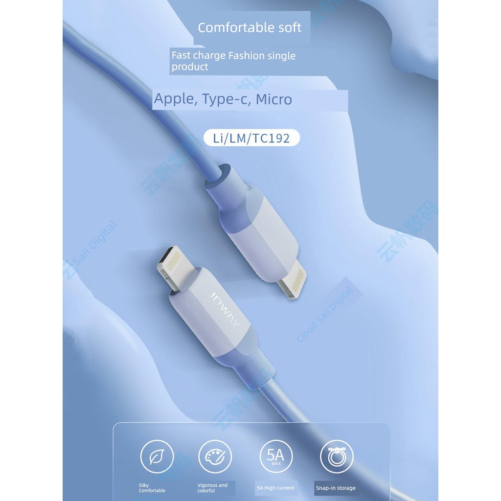 Kit Carregador + Cabo Tipo C Carregador Turbo Tipo C Carregador Turbo 20W PD USB‑C JOWAY Qiaowei Li/TC192 Cabo de dados – foto na Shopee Brasil
