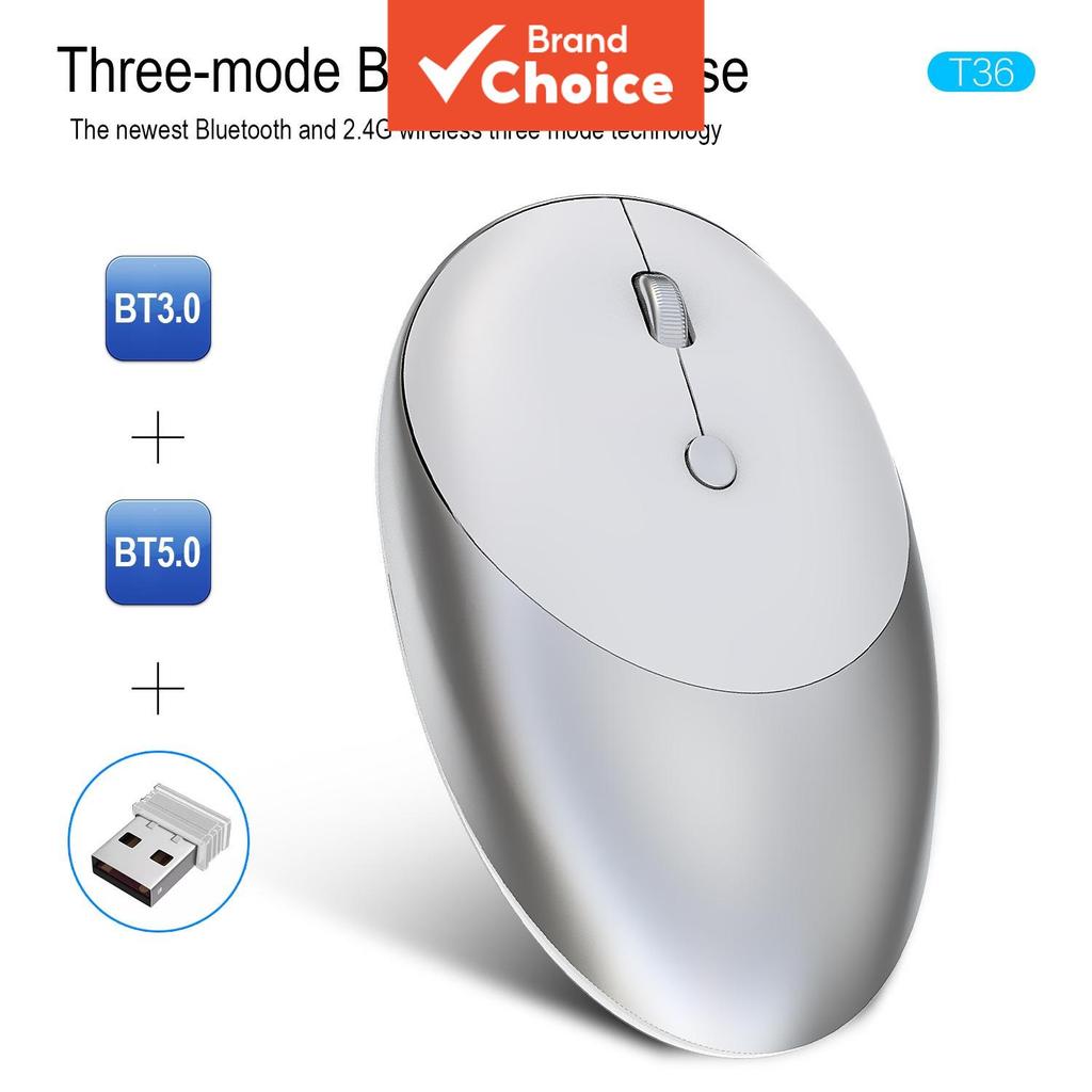 HXSJ T36 Mouse Sem Fio 3a Simulação Bluetooth 5.0/3.0 Mouse T36 2.4g Design Silencioso Sem Fio Adequado Para Escritório – foto na Shopee Brasil