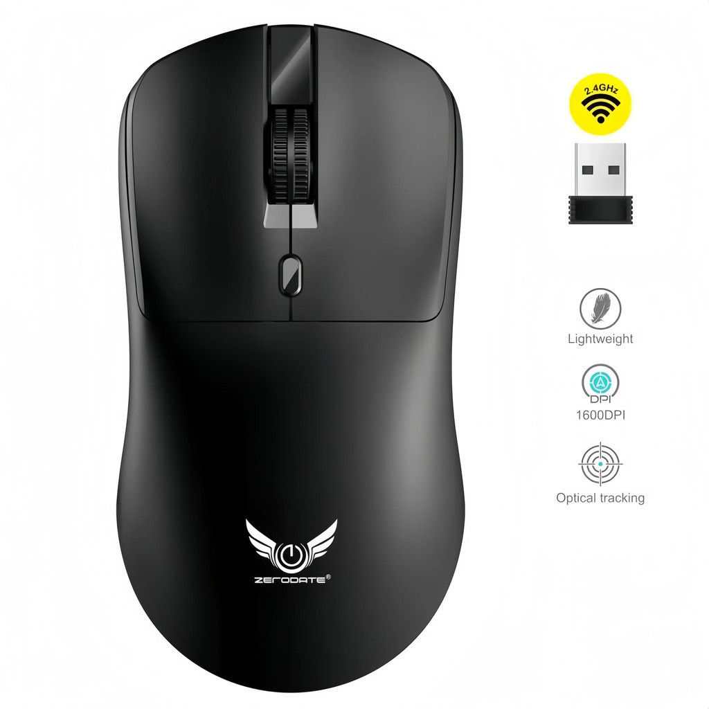 Mouse sem fio de 2,4 GHz: mouse sem fio pronto para uso, projetado para o dia a dia no trabalho e nos estudos – foto na Shopee Brasil