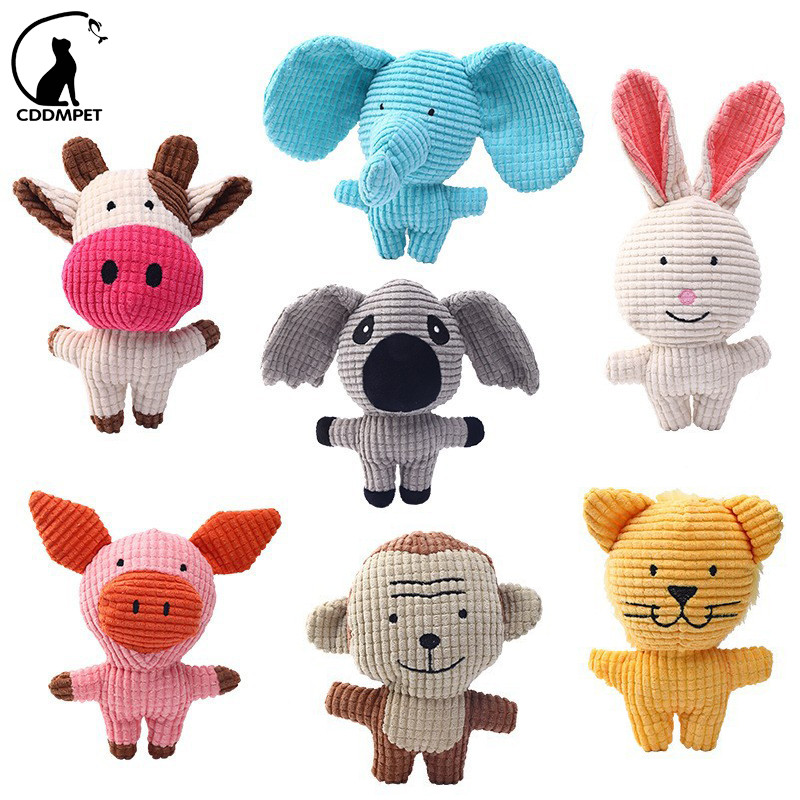 Brinquedo De Pelúcia Em Forma De Animal Para Cachorro Pequenos Brinquedos À Mordida Mastigar – foto na Shopee Brasil