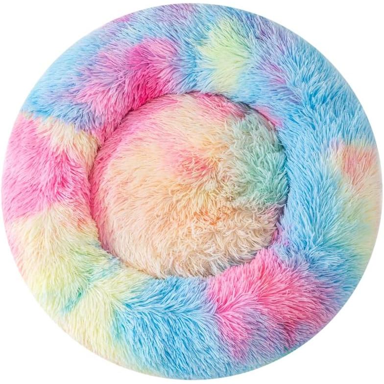 Cama Pequena para Gato, Cama Redonda, Cama Donut para Coelho, Cama para Animais de Estimação, Cama Pequena para Gatinho, – foto na Shopee Brasil