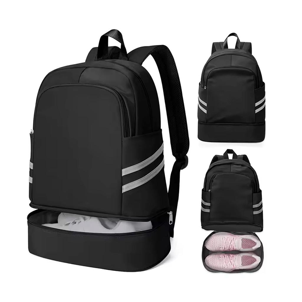 Mochila Esportiva Academia Fitness Compartimento Calçados – foto na Shopee Brasil