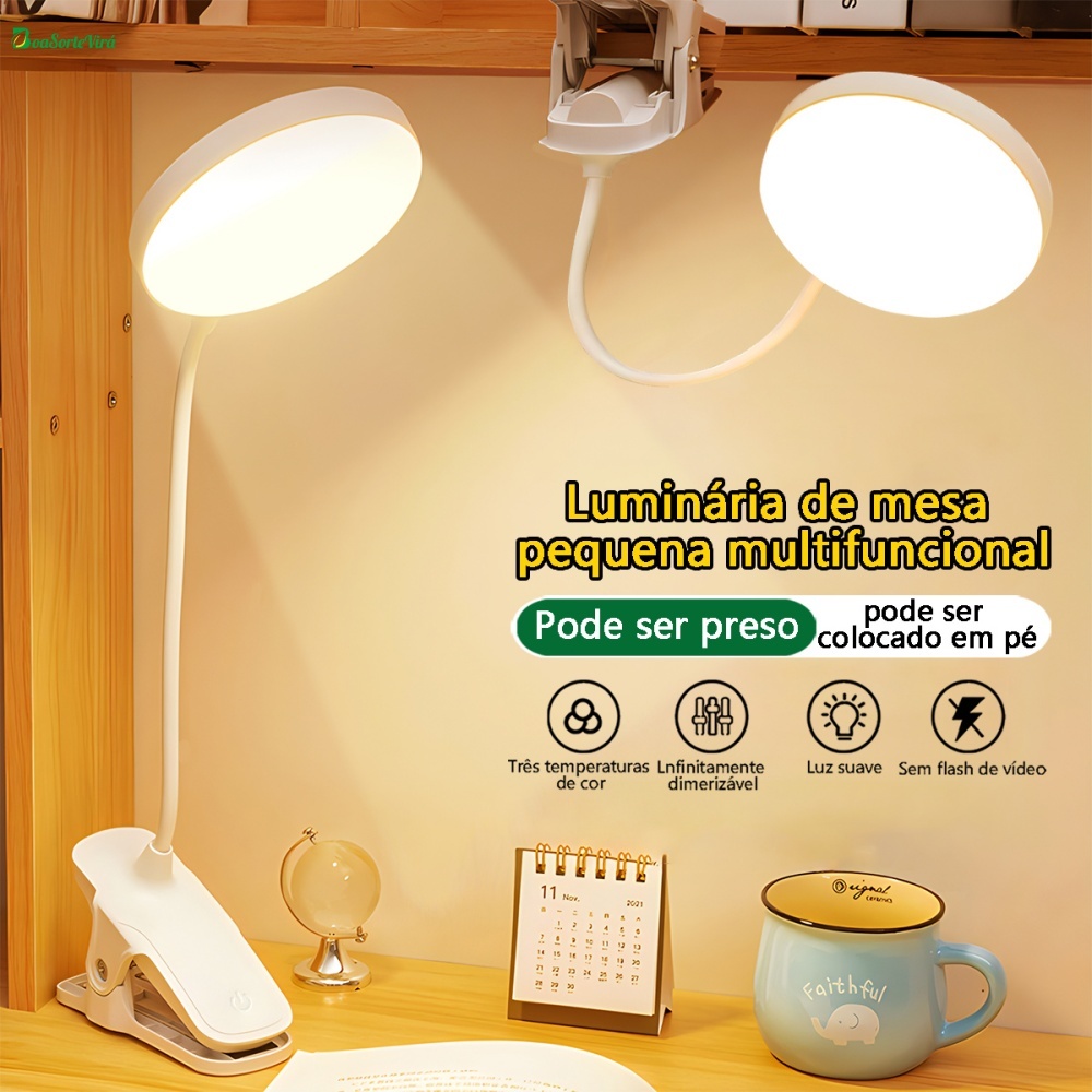 Luminaria De Mesa Led LumináRia RecarregáVel Usb Luz Portatil Recarregavel Iluminaria Recarregavel Led Mini Luminarias – foto na Shopee Brasil