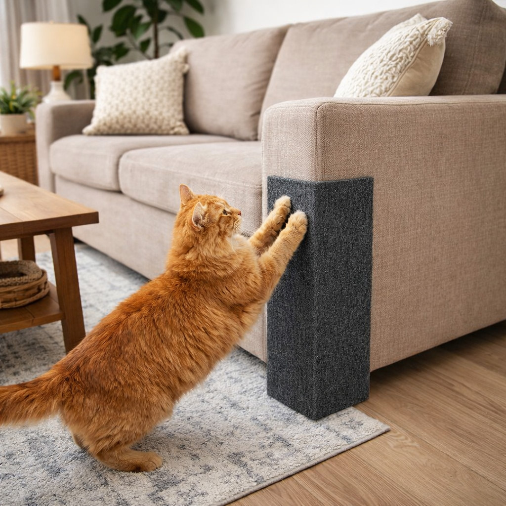 Kit Arranhador 2 Unidades Arranhador De Canto Para Gatos Protetor Canto Sofá Cama Box – foto na Shopee Brasil