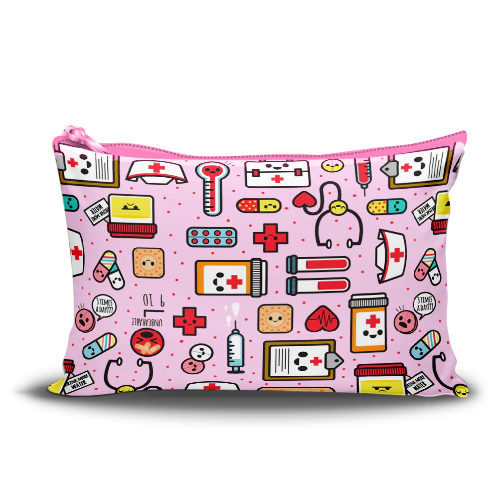 Necessaire Enfermagem Simples Organizador Estampas Feminino Bolsa Organizadora – foto na Shopee Brasil