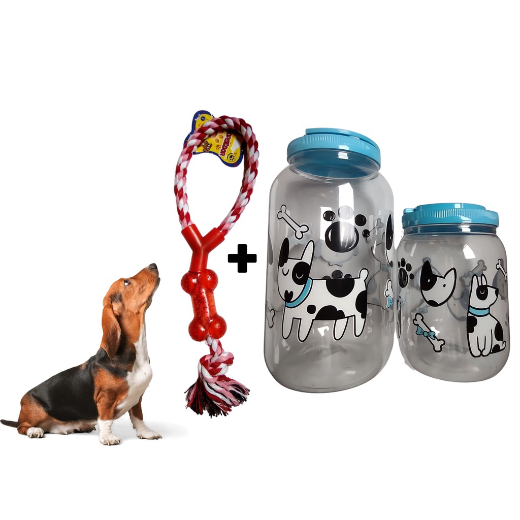 KIT Brinquedo Mordedor Interativo + Pote de Ração e Petisco, Cachorro Caes Corda com Osso - Brinque com seus Cachorros Cães de Cabo de Guerra, Brinquedos PET, para animal, DOG, BRINQUEDO CORDA PARA CAES, BRINQUEDO DE CACHORRO, BRINQUEDOS PARA CACHORROS – foto na Shopee Brasil