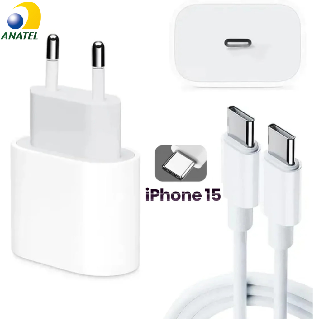 Carregador iPhone 15 Pro Max iPhone 16 Pro Max Carregador iPhone Original Turbo Carregador Tipo C iPhone Carregador 25W – foto na Shopee Brasil