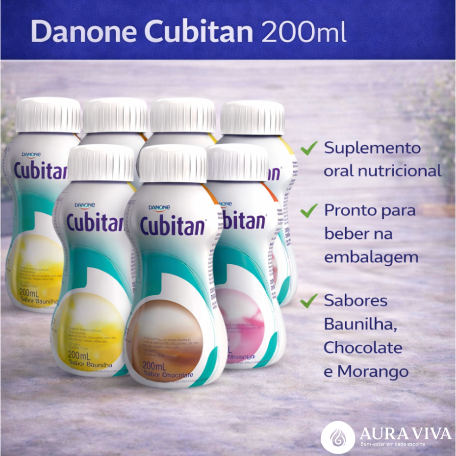 Suplemento Cubitan Danone 200ml – Suplemento Oral Nutricional com 6 ou 12 Unidades – foto na Shopee Brasil