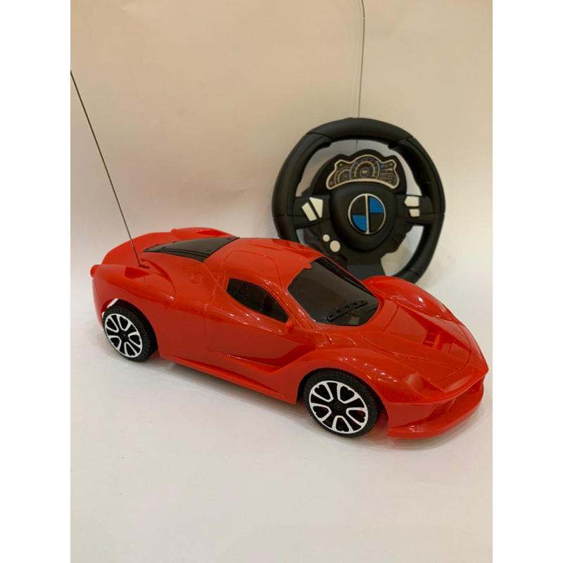 Carro de Controle Remoto Volante Vermelho Carrinho de controle remoto Com Luzes - Brinquedo - Promoçao – foto na Shopee Brasil