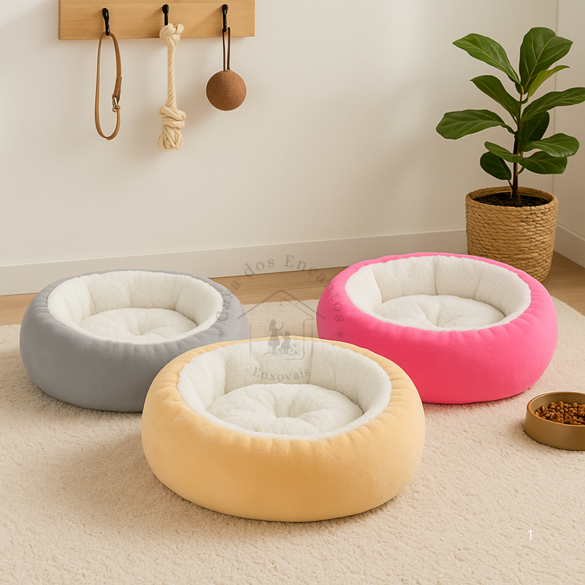 Caminha Sherpa Pelo de Carneiro Para Pets Cachorro Gato Cama Pet – foto na Shopee Brasil
