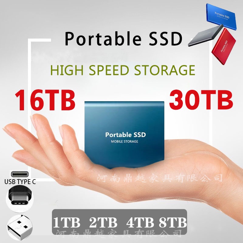 HD Externos SSD 8TB/16TB/30TB USB3.0 Externo Hard Drive 4TB Portable Solid State Drive 1TB/2TB Disko Rígido Externo De HDD – foto na Shopee Brasil