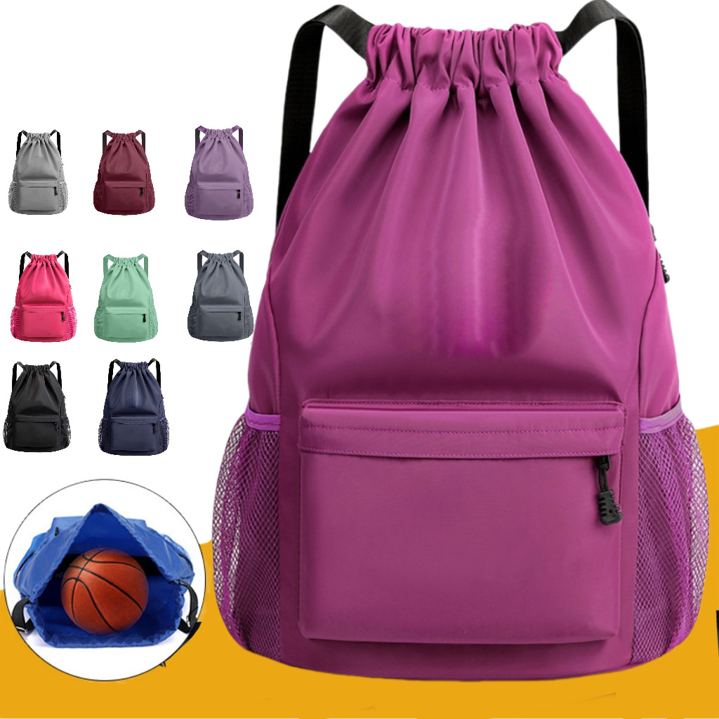 Bolsa Mochila Saco Esportiva Sacola Academia Futebol Basquete Passeio Impermeável ZJ6101# – foto na Shopee Brasil