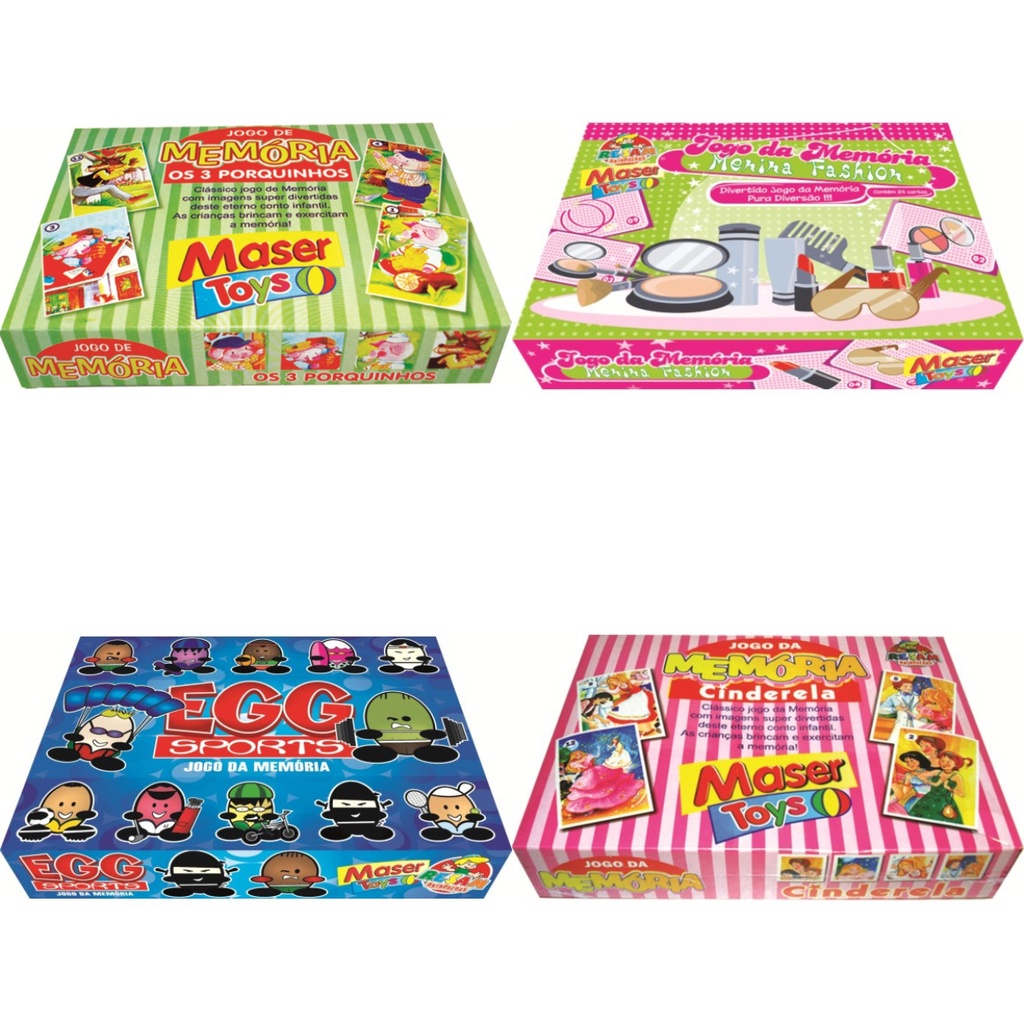Kit 24 Jogo Memoria Jogo Infantil Jogo didático/educativo kit jogos da memoria kit presente/lembrancinha jogo brinquedo infantil criança jogo de memória – foto na Shopee Brasil