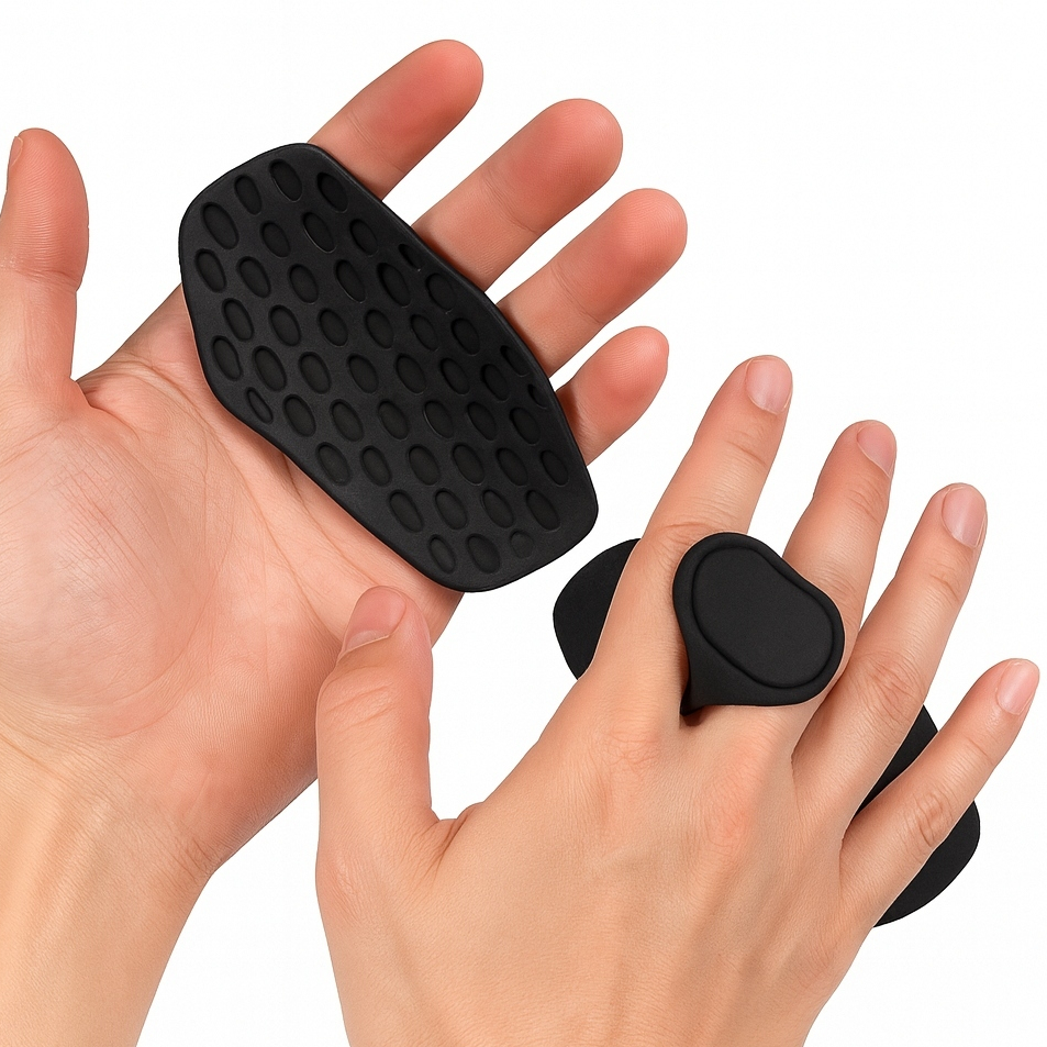 Luva para Treino Musculação Grip Protetor de Pegada Aderência Peso Cross Fit Antiderrapante Halteres e Barras Max Grip – foto na Shopee Brasil