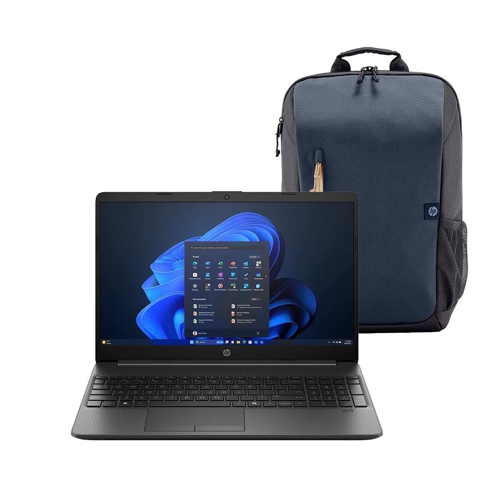 Notebook HP 256R G9 Core i5 15.6" Intel UHD 256GB SSD 8GB RAM W11 Home + Mochila para Notebook até 15,6" 18 Litros Azul – foto na Shopee Brasil