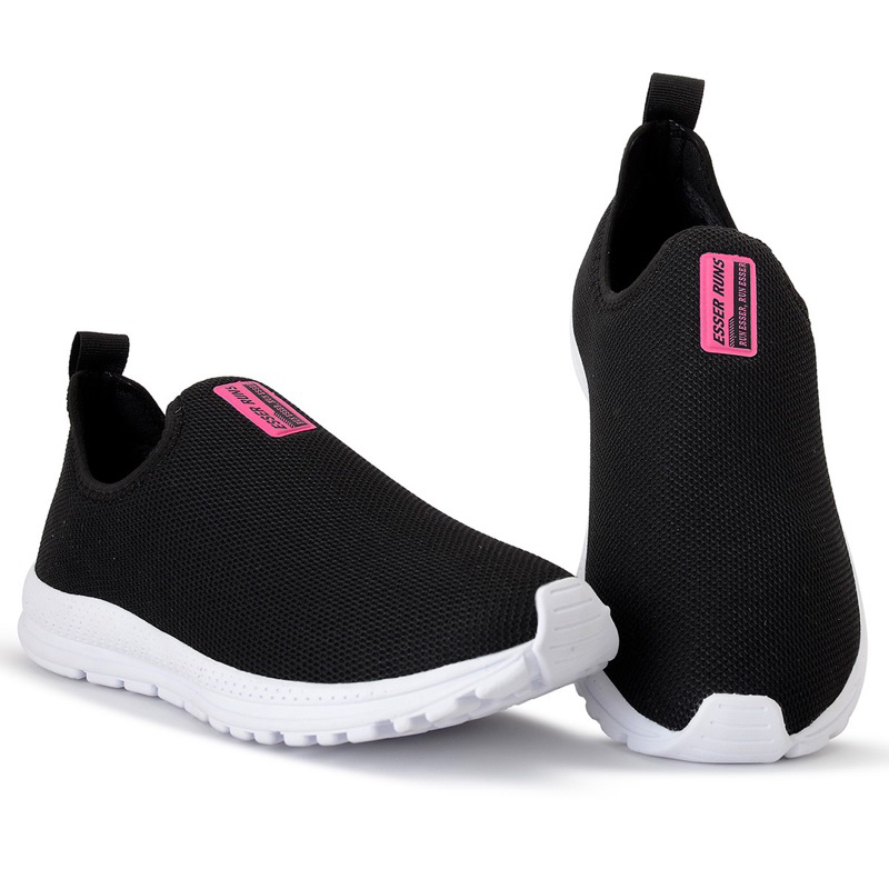 Tênis Meia Feminino Calce Fácil Botinha Ortopédico Esportivo Sneaker Slip On Casual confortável Academia – foto na Shopee Brasil