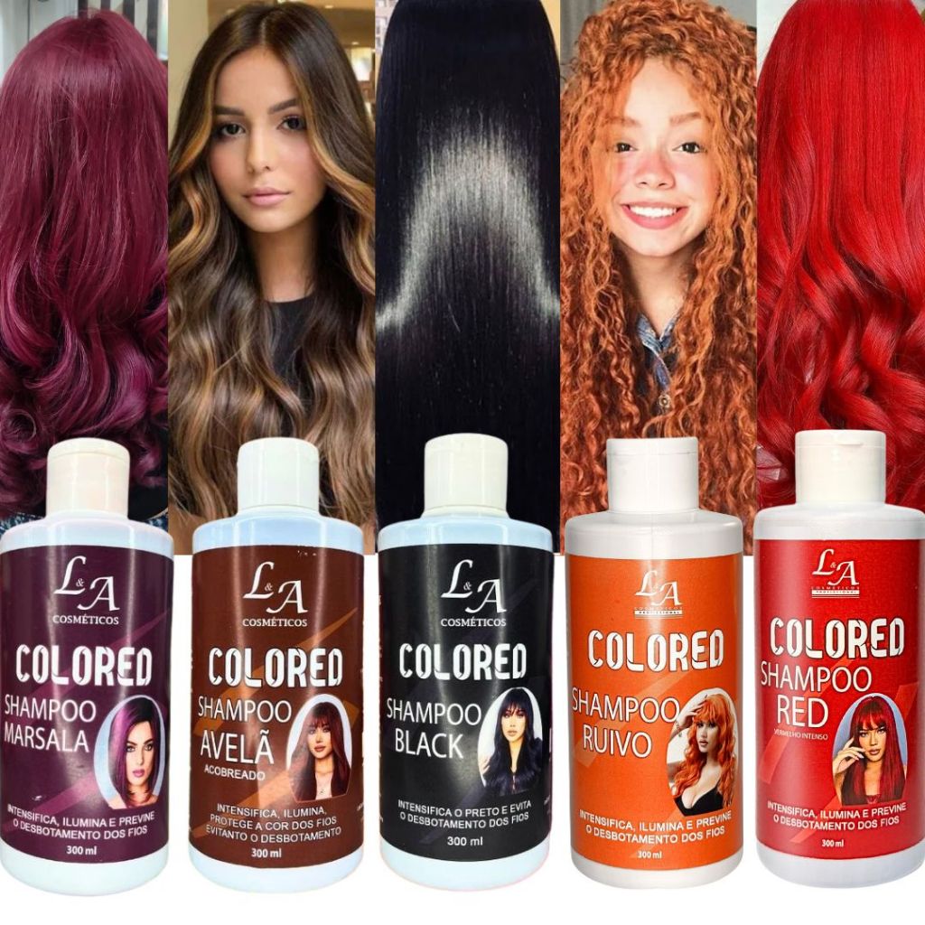 Shampoo Escurecedor Cabelos Brancos Tonalizante Colored 300ml Efeito 100% Natural Super Resultado – foto na Shopee Brasil