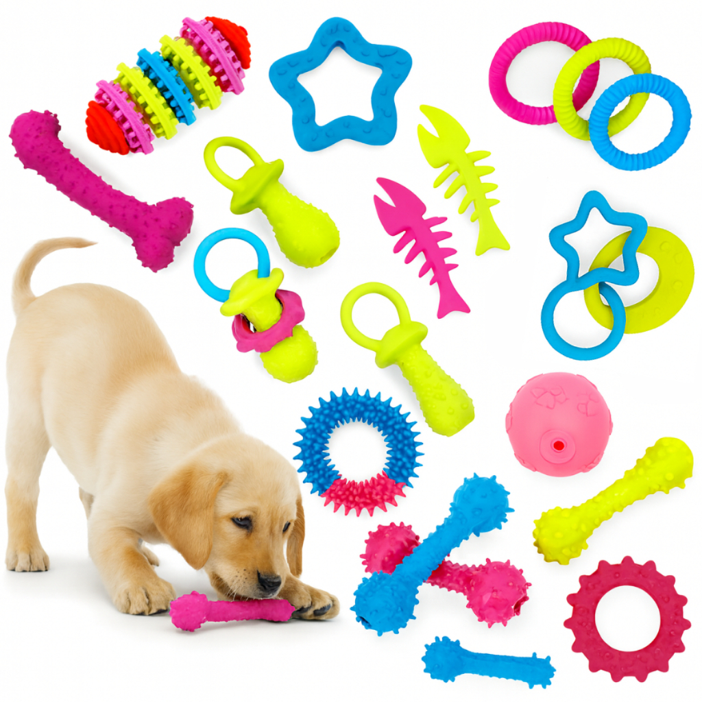 KIT BRINQUEDO PET MORDEDOR RESISTENTE CACHORRO ANTI ESTRESS – foto na Shopee Brasil