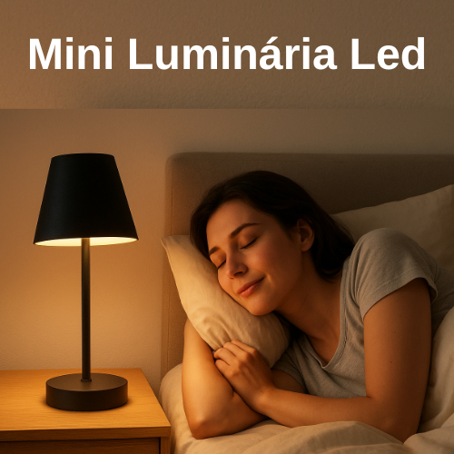 Mini Luminária Led luminaria banca abaju luminaria luminaria de cabeceira de cama – foto na Shopee Brasil