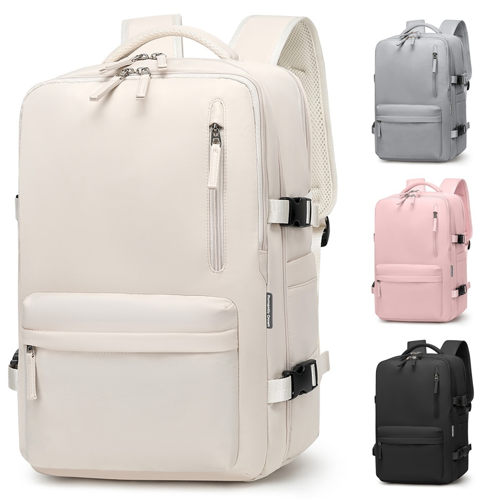 Mochila Viagem Feminina Masculinas Multifuncional Reforçada Impermeável Expansível Mochila Notebook – foto na Shopee Brasil