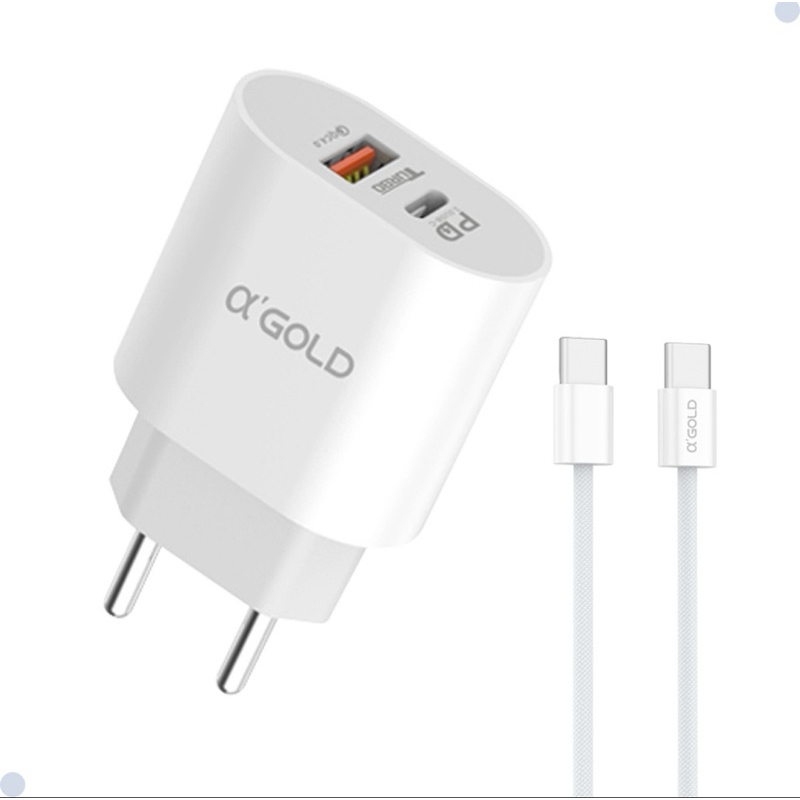 Kit Carregador Turbo 40w Carregador Rapido Para Celular IOS Turbo Carregador Saída USB-C Carregador 9.1A Fonte e Cabo – foto na Shopee Brasil