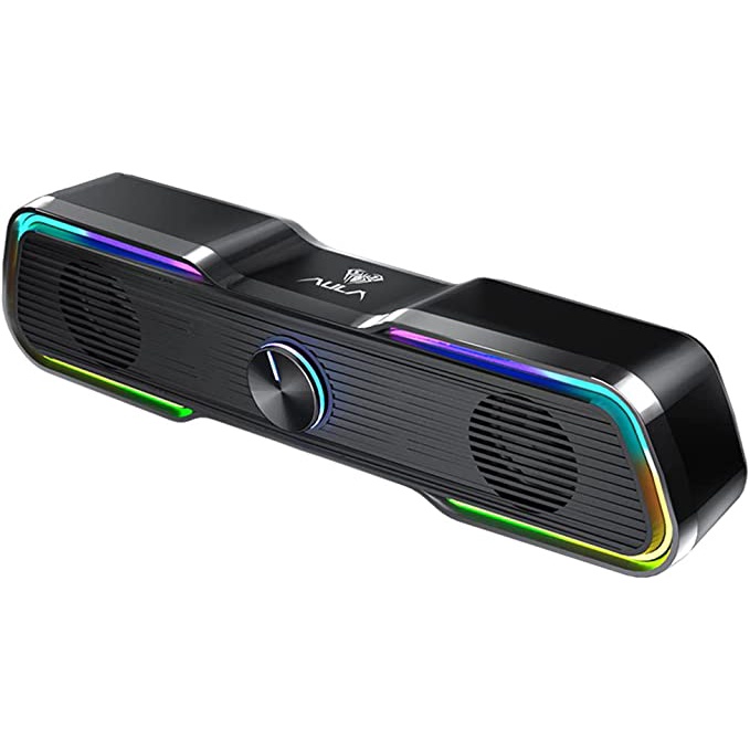 Caixa De Som PC Aula N-169B, Caixa De Som Para PC Computador Notebook RGB Caixa De Som USB Com Fio 10w Som 3D – foto na Shopee Brasil