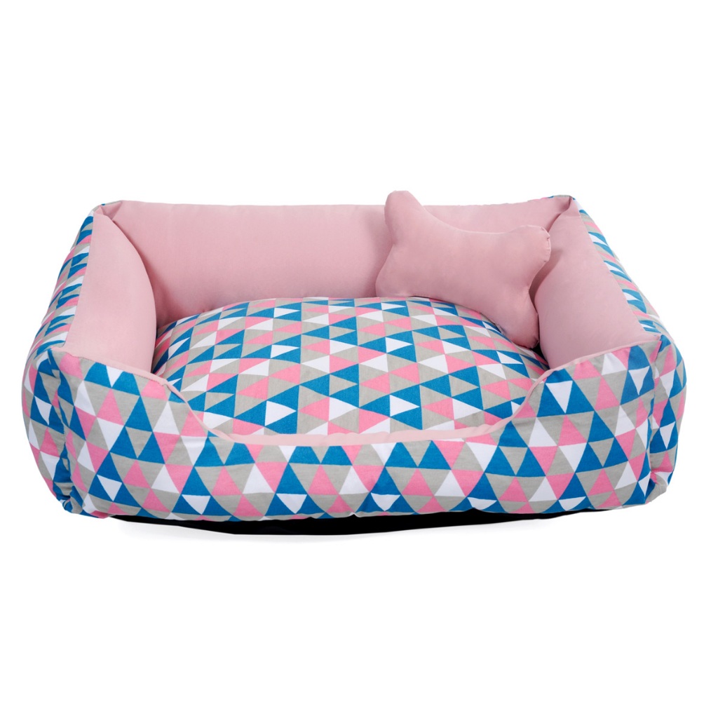Caminha Pet Cama Dog Cama Pet Pequeno Cama Pet Médio Cama Pet Grande c/ Ziper 100% Algodão e Fundo Impermeavel + Osssinh – foto na Shopee Brasil
