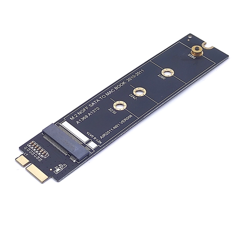 Para Apple Macbook SSD Adaptador 2010 2011 MacBook Air A1369 A1370 M2 Adaptador Conversor SSD Suporte 2230 2242 2260 2280 M2 SSD – foto na Shopee Brasil