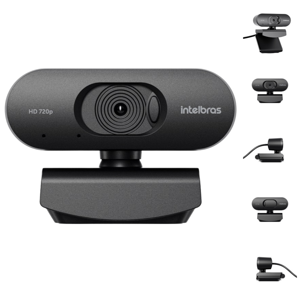 Webcam HD 720p Intelbras CAM HD Microfone Embutido Fecho de Privacidade Plug & Play – foto na Shopee Brasil