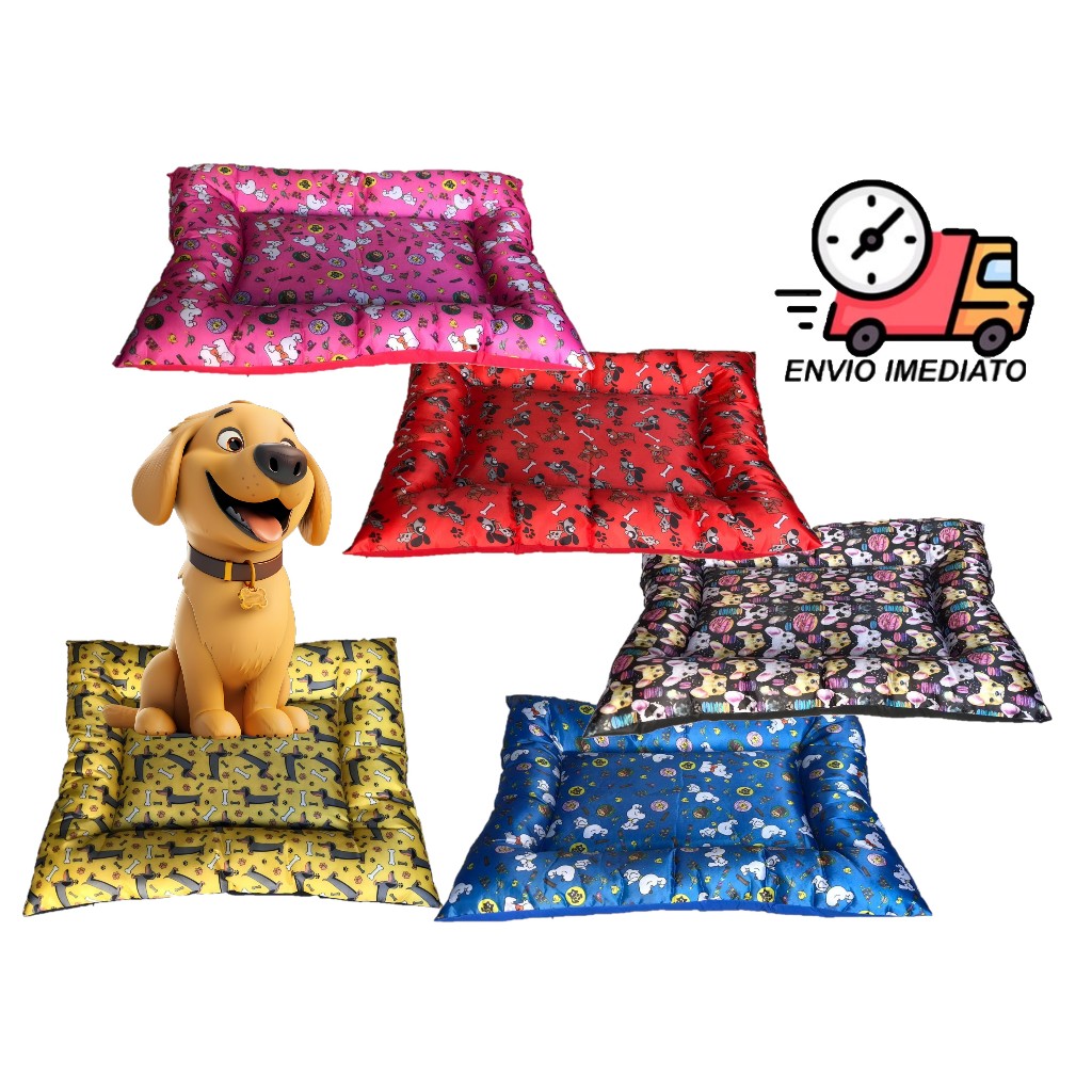 Colchonete Nylon Dublado Cama Caminha Pet Cachorro Gato Almofada Pet Tamanho P – foto na Shopee Brasil