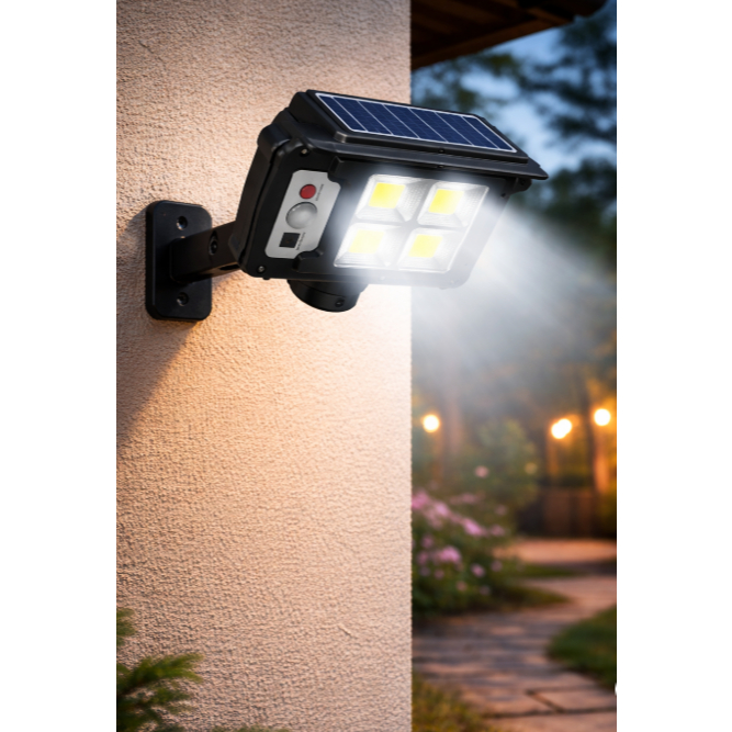 Luminaria solar Luminária led solar Luminária refletor Luminária externa de led lumina – foto na Shopee Brasil