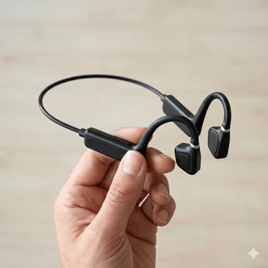 Fone bluetooth condução óssea Fone esportivo Fone bluetooth ciclismo - Fone bluetooth para corrida QUALIDADE NA CORRIDA – foto na Shopee Brasil