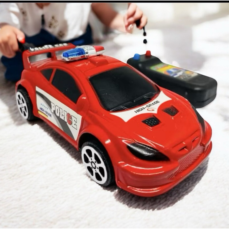 Carrinho de controle remoto, super carro controle remoto, carro de polícia, carro de controle remoto com fio – foto na Shopee Brasil