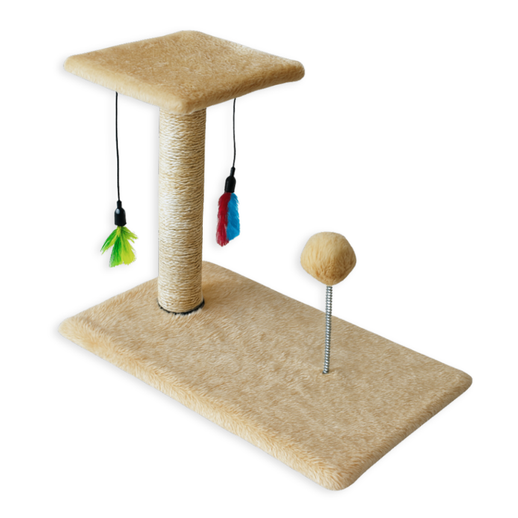 Arranhador Para Gatos Poste Brinquedo Bolinha Interativo – foto na Shopee Brasil