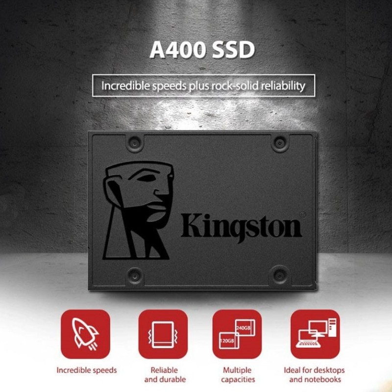 SSD Kingston A400 2.5 " SATA 120GB 240GB 480GB 1TB De Unidade De Estado Sólido – foto na Shopee Brasil