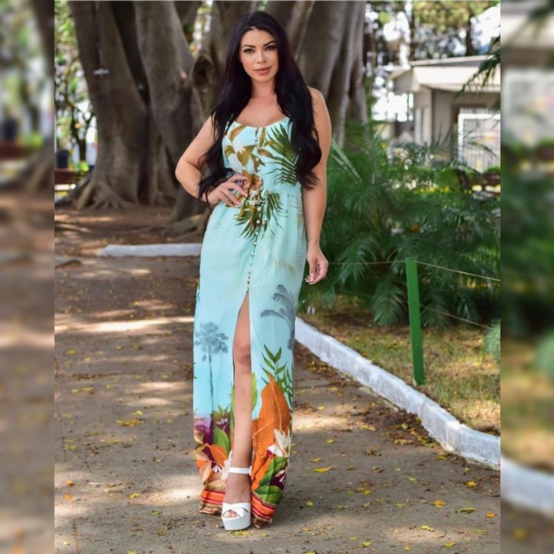 vestidos femininos vestidos femininos estampados vestidos femininos estampado longos vestidos longos vestidos estampados de alcinha vestidos estampados de alcinha – foto na Shopee Brasil
