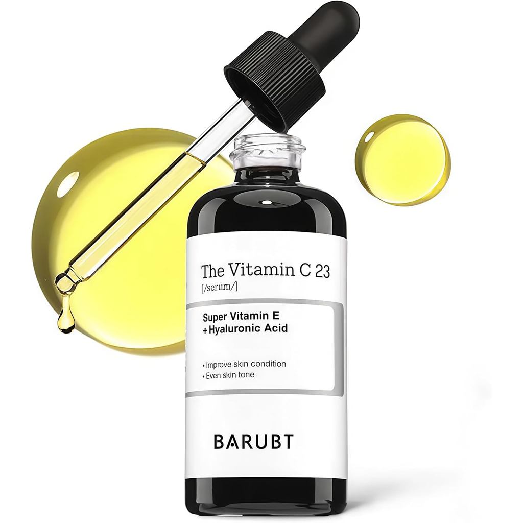 Sérum de Vitamina C Pura 23% com Vitamina E e Ácido Hialurônico, Sérum de Vitamina C C-23 para o Rosto, Sérum Facial Ilu – foto na Shopee Brasil