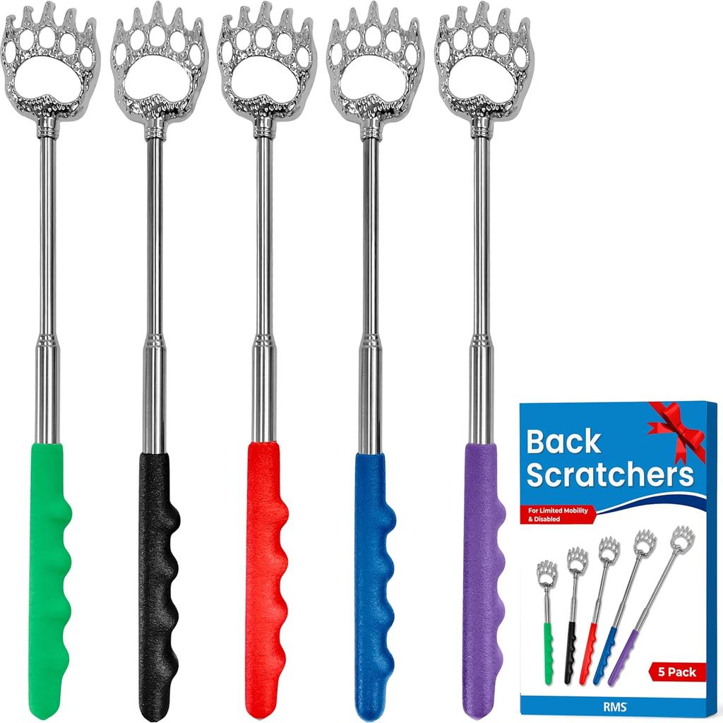 RMS Kit com 5 Arranhadores de Costas Telescópicos - Arranhadores de Costas Extensíveis - Arranhador de Costas Telescópic – foto na Shopee Brasil